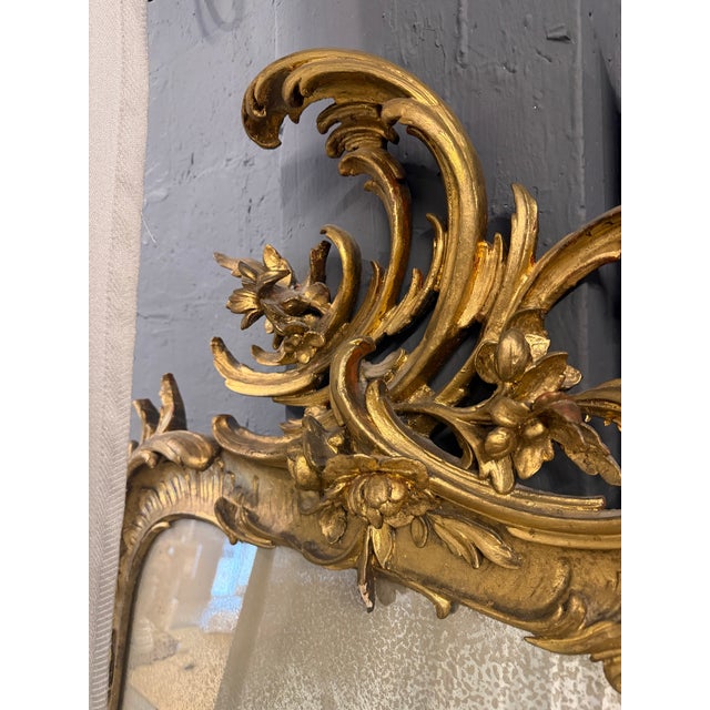 French Gilt Mirror For Sale - Image 4 of 5