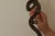 Egyptian Revival Engraved Brass Enameled Cobra Sconces, Set of 2 For Sale - Image 4 of 13