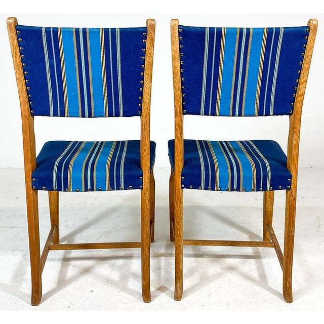 Mid 20th Century Set 6 Danish Modern Dining Chairs For Sale - Image 4 of 11