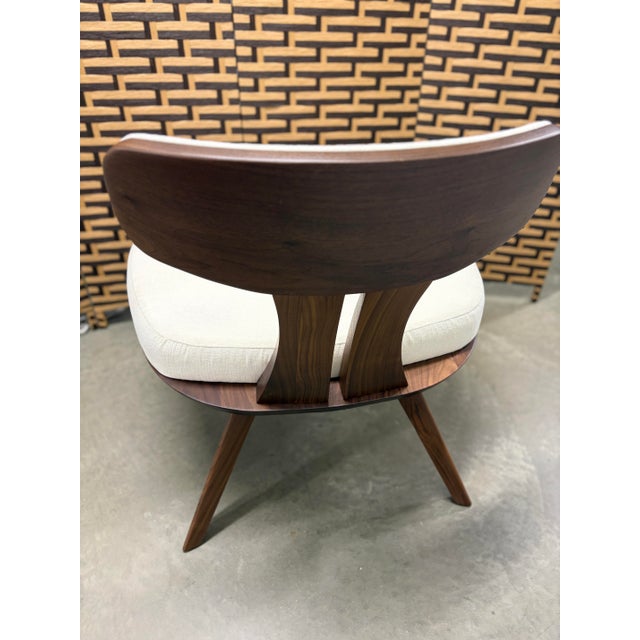 Wood Estelle Accent Chair by Copeland For Sale - Image 7 of 12