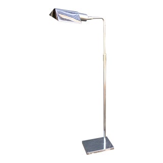 1960s Koch + Lowy Chrome Adjustable Floor Lamp For Sale