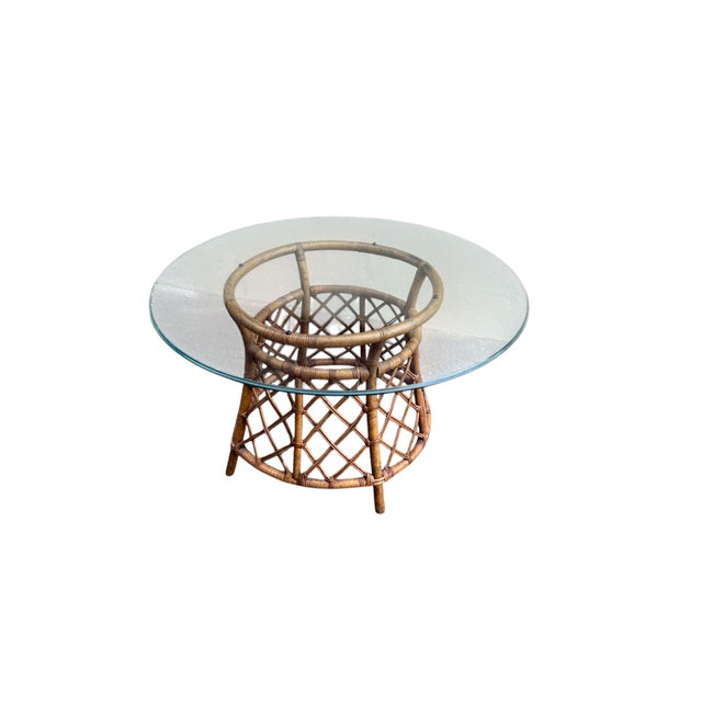 Mid-Century Modern Ficks Reed Dining or Center Table For Sale - Image 3 of 15