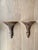 English 1970s Carved Wood Wall Shelves / Brackets From Italy by Decorative Crafts, a Pair For Sale - Image 3 of 8