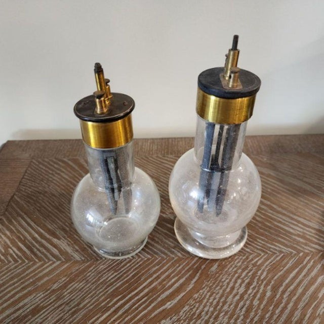 19th Century French Industrial Glass Battery Jars – A Pair For Sale - Image 12 of 16