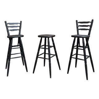 Bar Stools, Set of 3 For Sale