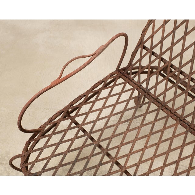 Pair of Rose Tarlow Twig Iron Garden Lounge Chairs + Ottomans For Sale - Image 15 of 18