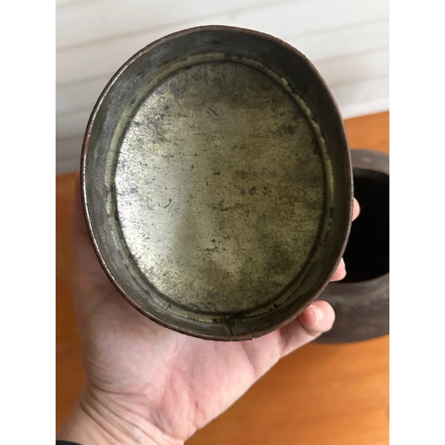 Mid 19th Century 19th Century Antique Toleware Tea Canister #9 For Sale - Image 5 of 6