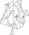 Fred Bugs, Geometric Abstract Drawing, 2016, Pen on Paper For Sale
