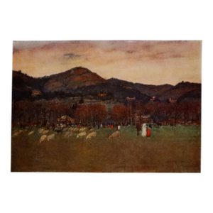 1905 Italian Original Print - From the "Campo Di Marte,"- From Book Florence & Some Tuscan Cities (1905)