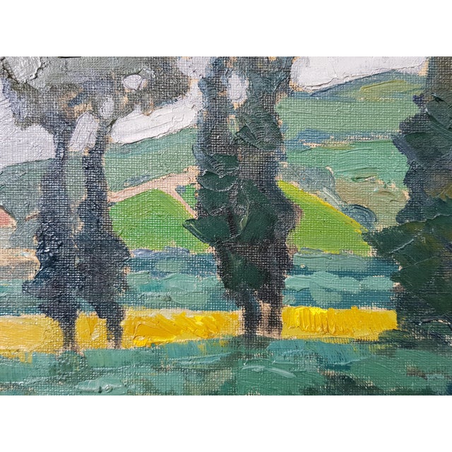 Textile Cortès Edouard - Seaside in Brittany - Oil on Canvas - Circa 1930 With Coa, Framed For Sale - Image 7 of 16
