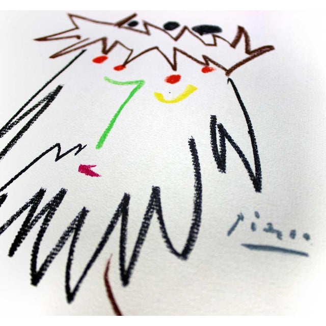 Pablo Picasso Lithograph "Cjc” Framed Print For Sale - Image 4 of 7