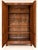 Art Nouveau Oak 2-Door Wardrobe with Beveled Mirrors, 1890s For Sale - Image 3 of 6