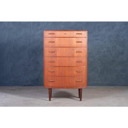 Danish Teak Chest of Drawers from Ølholm Møbelfabrik, 1960s For Sale - Image 6 of 11