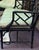 Mid Century Chinese Chippendale Chairs With Quadrille Fabric Cushions, a Pair For Sale - Image 4 of 11