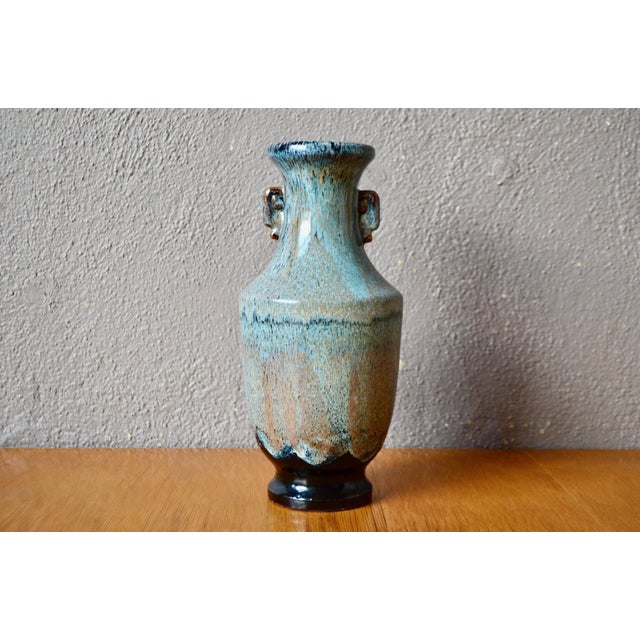 Art Deco Vase in Polychrome Glazed Stoneware, 1960s For Sale - Image 10 of 10