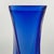 Blue Mid-Century Murano Cobalt Blue Sommerso Helix Twist Glass Vase, 1970s For Sale - Image 8 of 9
