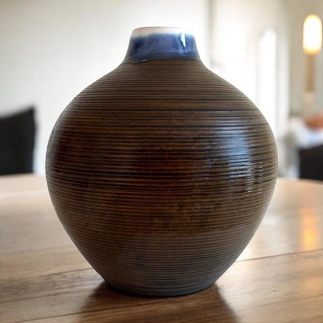 Vintage Danish Ceramic Model B53 Vase by Jacob Bang for Hegnetslund, 1950s For Sale - Image 5 of 9