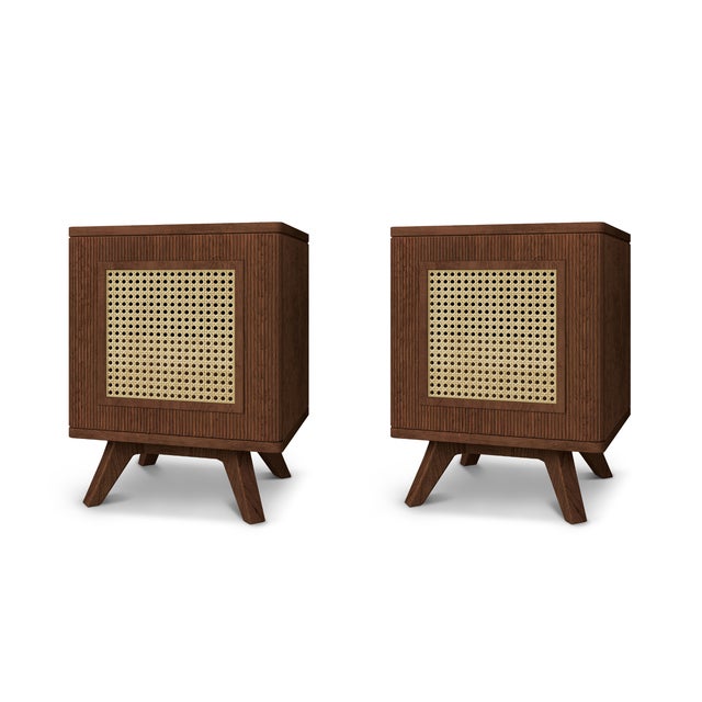 Harrison Bedside Table by Wood Tailors Club, Set of 2 For Sale - Image 9 of 9