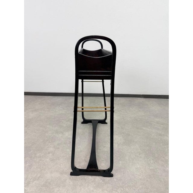 Black Vienna Secession Bentwood No. 9582 Jardinière by Otto Wagner for Thonet, 1905 For Sale - Image 8 of 14