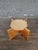 1970s Oak and Calcatta Marble Coffee Side Table, in Manner of Frank Lloyd Wright For Sale - Image 9 of 13