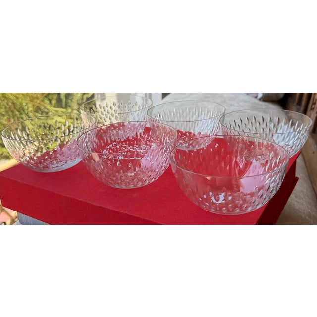 Set of 6 Baccarat Paris French Crystal Bowls For Sale In Los Angeles - Image 6 of 6