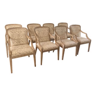 Rose Tarrow for Melrose House Los Angeles Figue Dining Chairs- Set of 8 For Sale