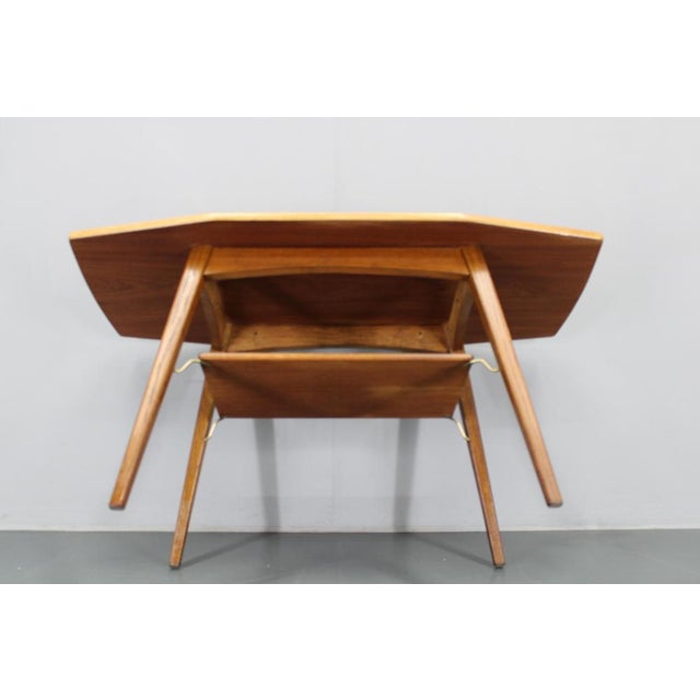 Danish Teak and Oak Coffee Table, 1960s For Sale - Image 9 of 11