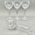 1980s Vintage Waterford Crystal “Lismore” Hock Wine Glasses. Set of 4 For Sale - Image 5 of 10