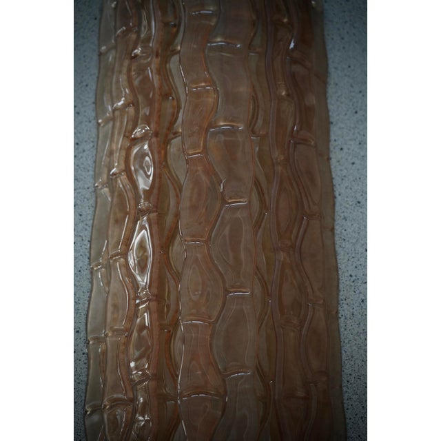 2000 - 2009 Murano Art Glass Semi Circle Orange Wall Light, 2000 For Sale - Image 5 of 10