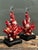 Red Vintage Shell Encrusted Faux Coral Lamps - A Pair For Sale - Image 8 of 12