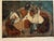 A striking signed artist proof print titled “Three Sisters” by American artist Nancy Guzik. This expressive figurative...