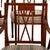 Wood 1950s Flame Mahogany Regency Style Dining Chairs – Sculpted Arms & Inlaid X-Backs - Set of 8 For Sale - Image 7 of 18