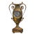 19th Century Neoclassical Brass Urn Clock For Sale