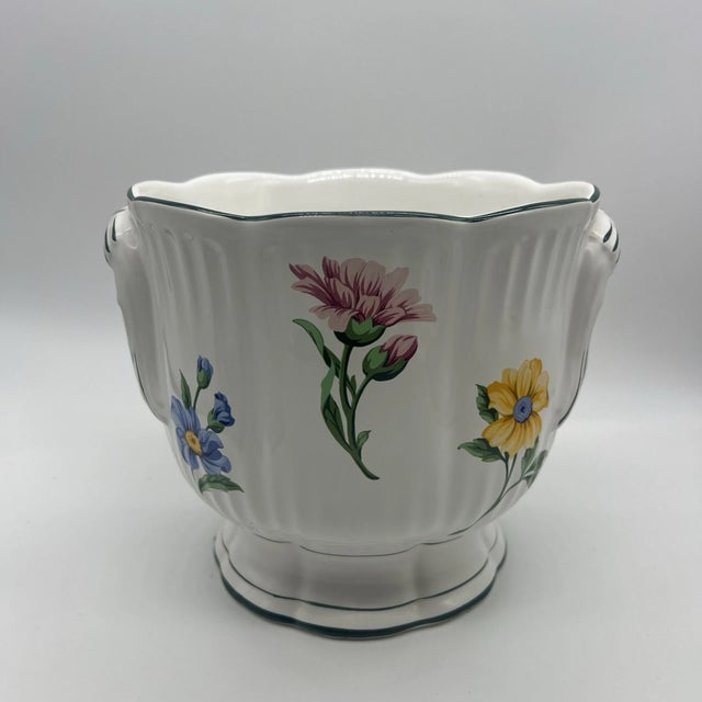 Tiffany and Co. Vintage MCM Tiffany & Co. Sinatra Jardiniere Cachepot Planter For Sale - Image 4 of 6