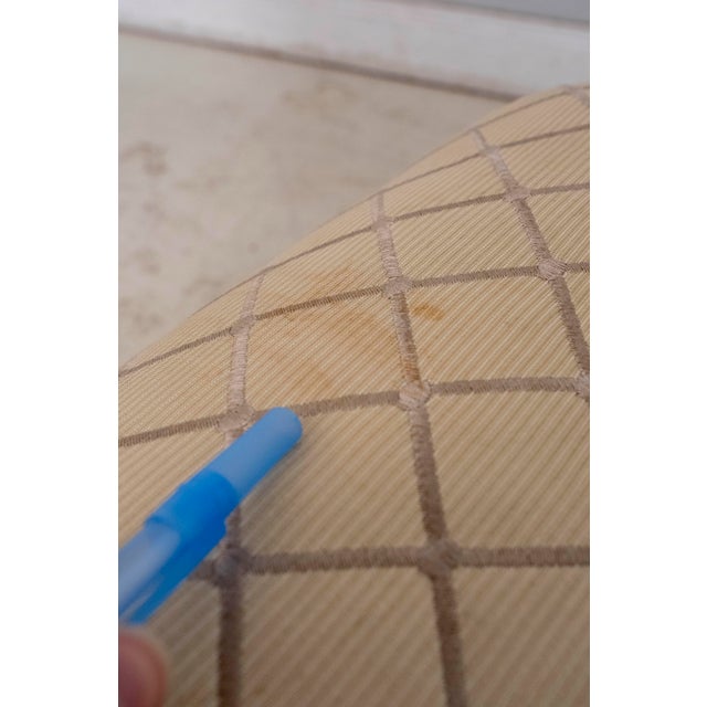 Grecian Regency Style Roll Arm Upholstered Bench For Sale - Image 11 of 12