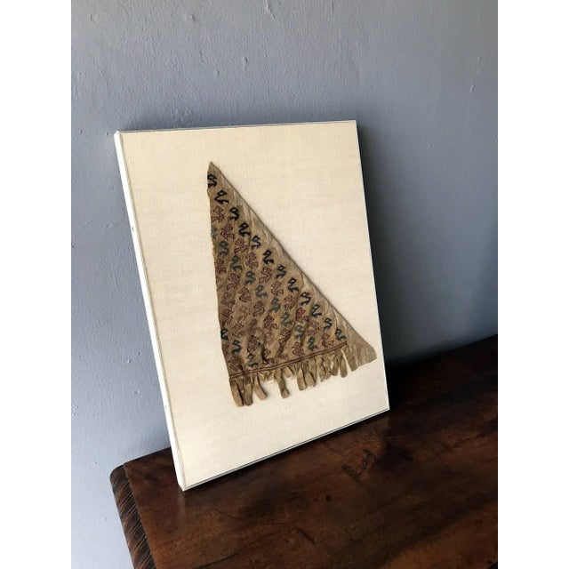 Tribal Framed Pre-Columbian Textile Fragment from Chancay Culture For Sale - Image 3 of 7