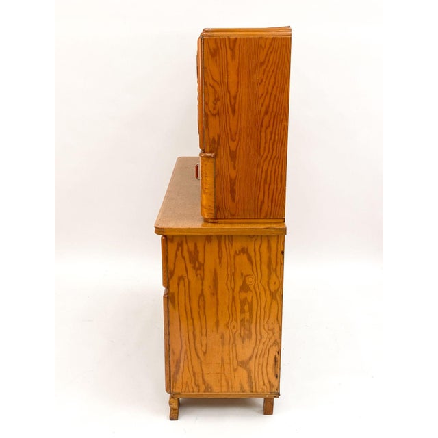 Mid 20th Century Art Deco Hoosier Cabinet For Sale - Image 11 of 13