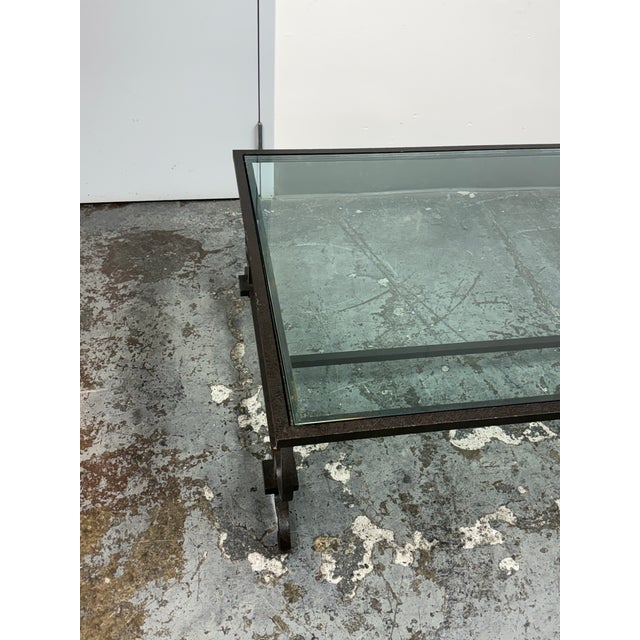 Ralph Lauren Ralph Lauren Home Alpine Lodge Collection Glass Coffee Table For Sale - Image 4 of 12