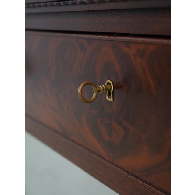 Wood Antique Empire Mahogany 1 Drawer Buffet Server For Sale - Image 7 of 18