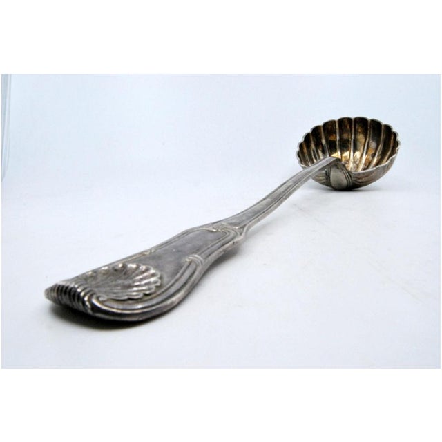 Silver Soup Ladle For Sale - Image 3 of 7
