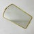 Mid-Century German Asymmetric Brass Wall Mirror, 1960s For Sale - Image 6 of 11