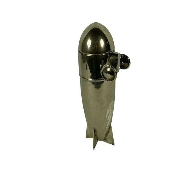 Silver Mid 20th Century Jet Age Cocktail Shaker For Sale - Image 8 of 8
