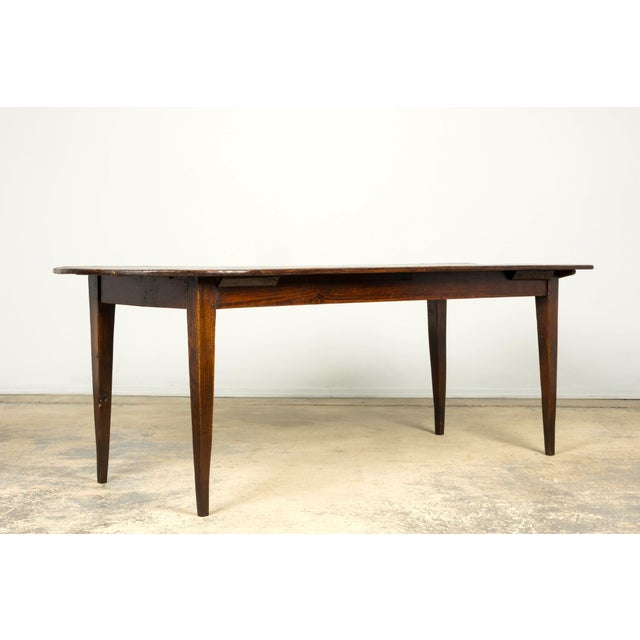 Late 18th Century French Provincial Oak Communal Dining Table For Sale - Image 14 of 18