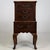 A charming and beautifully crafted early 20th-century English Edwardian chest of drawers, distinguished by its unusually...