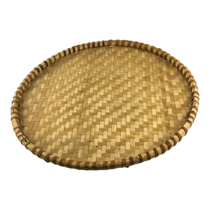 Vintage Flat Flour Basket Lid Wall Art