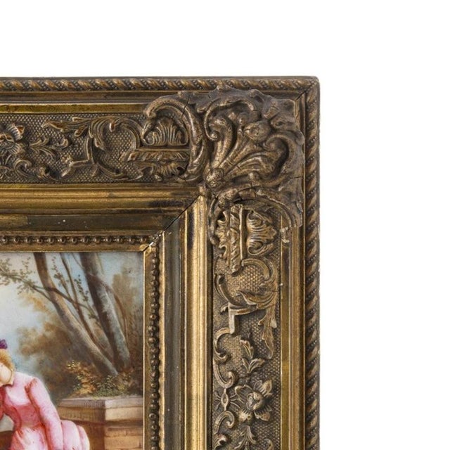 Porcelain Plaque by Laure Levy For Sale - Image 4 of 6