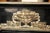 French French Art Deco Mirror in Black Lacquer With Silver Leaf Relief Carvings For Sale - Image 3 of 6