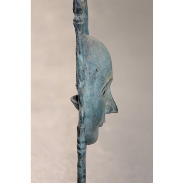 Figurative Mask Candleholder, 1970s For Sale - Image 12 of 18