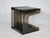 Space Age Vinyl Stand in Smoked Acrylic Glass, 1970s For Sale - Image 6 of 16