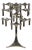 Orion Modular Candelabra by Fritz Nagel for BMF For Sale